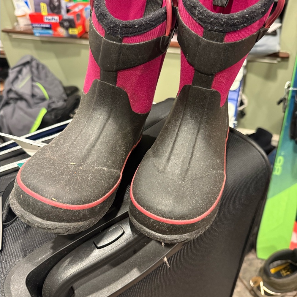 Western Chief Black and Yellow Kids Boots